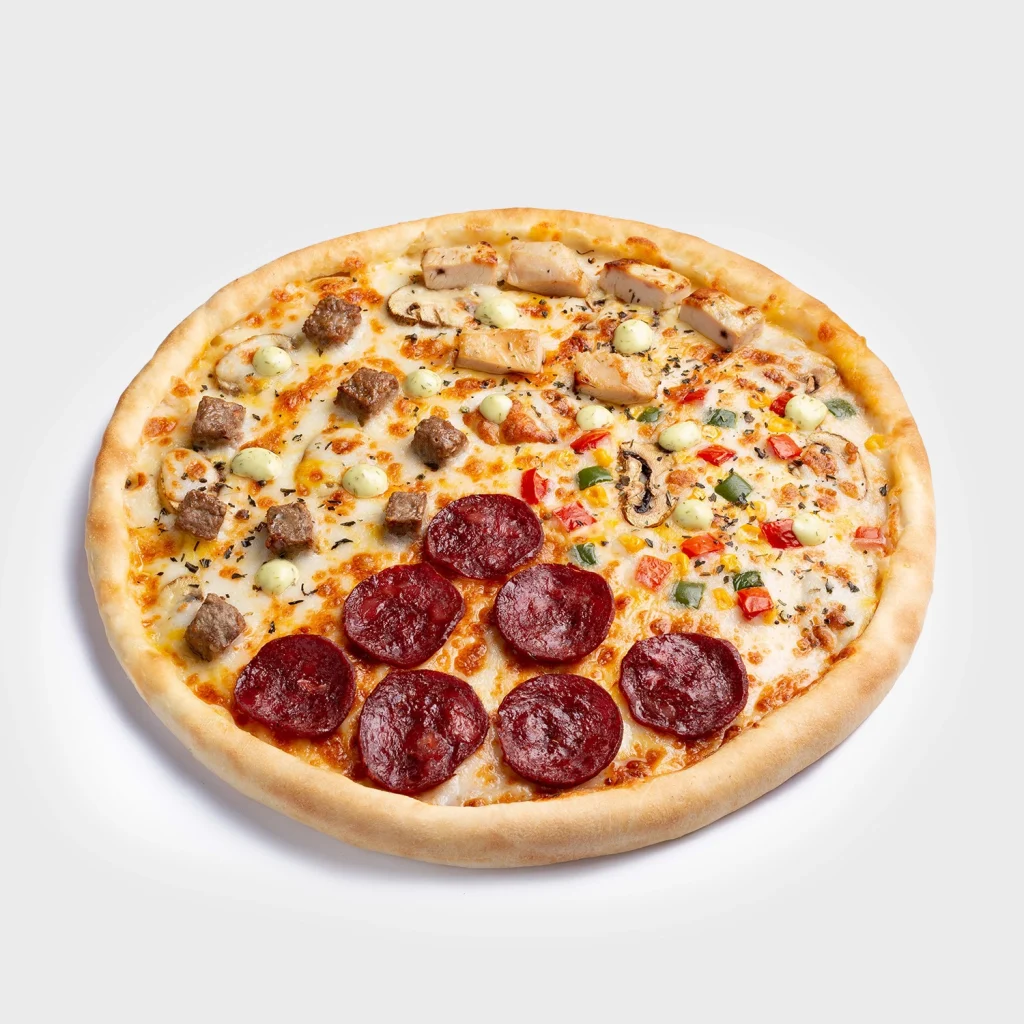 پیتزا چهارفصل ایتالیایی شب مزه
