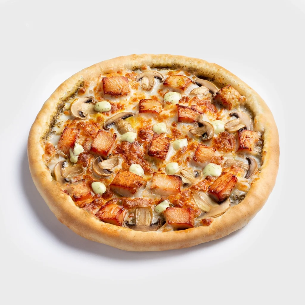 پیتزا چیکن پستو ایتالیایی شب مزه