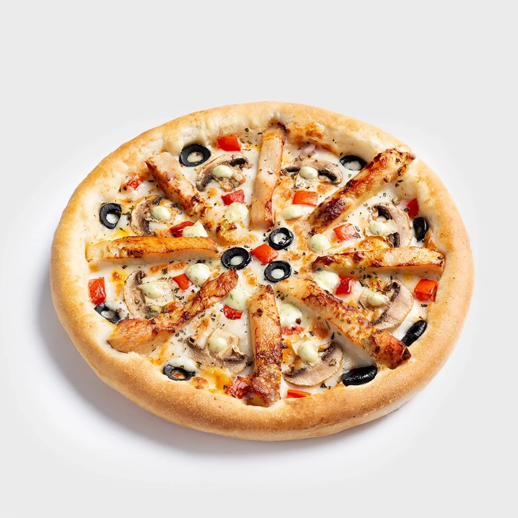 پیتزا چیکن گورمه ایتالیایی شب مزه
